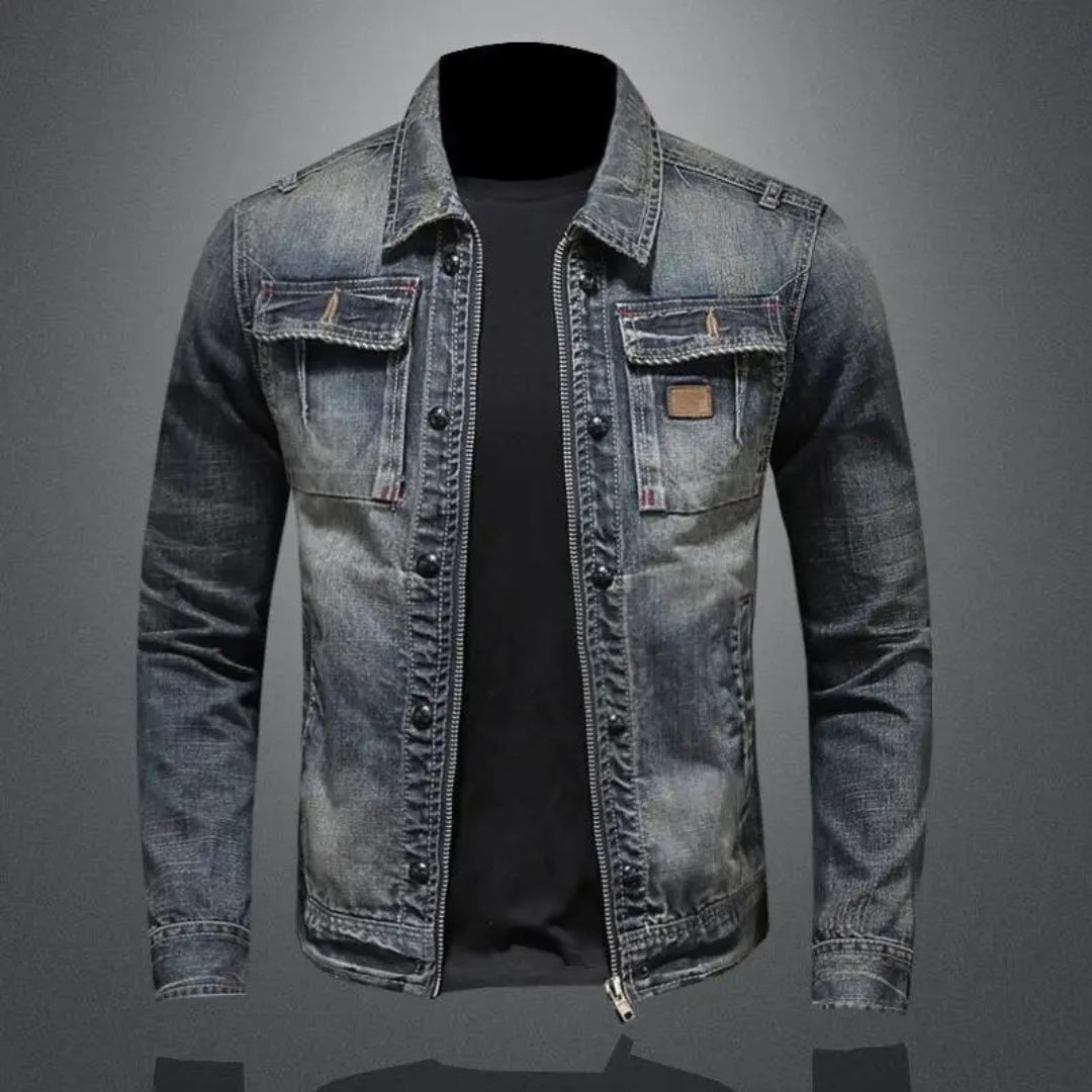 LORENZO | VESTE EN JEAN CLASSIQUE
