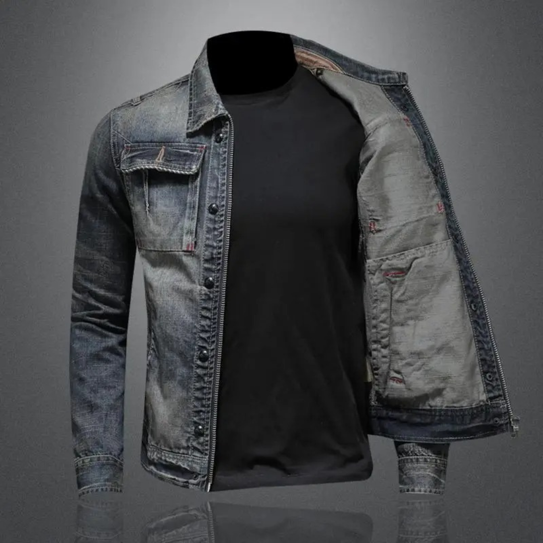 LORENZO | VESTE EN JEAN CLASSIQUE
