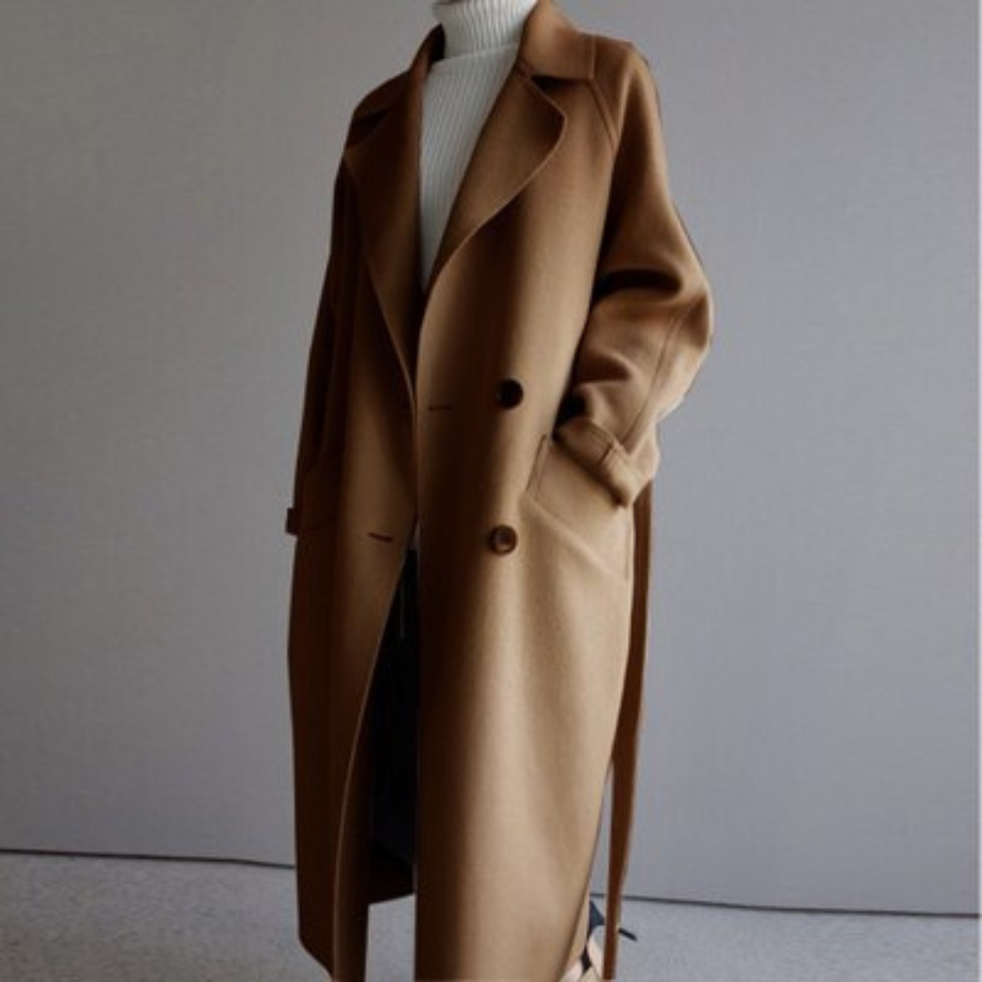 LYRA - TRENCH EN LAINE POUR FEMME
