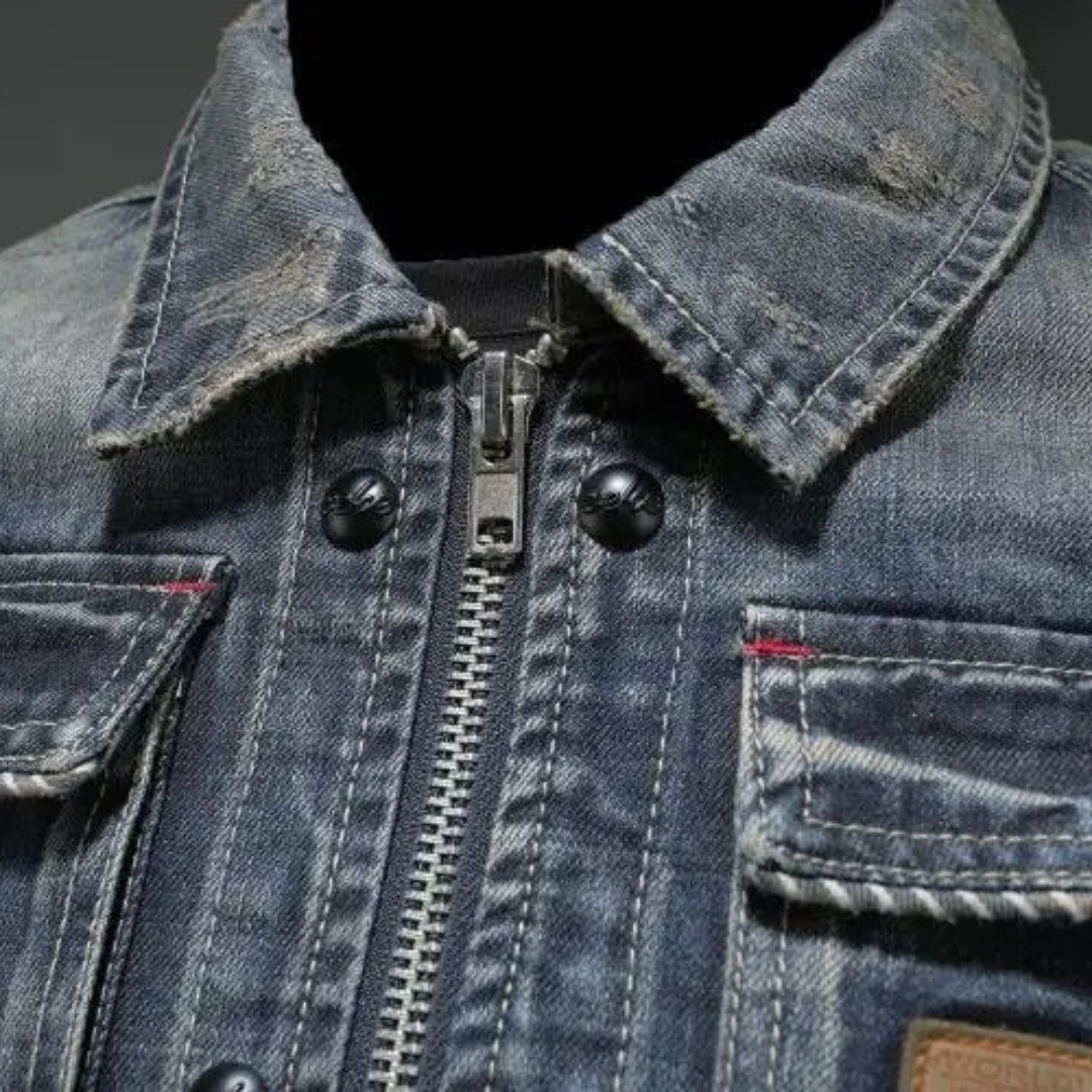 LORENZO | VESTE EN JEAN CLASSIQUE
