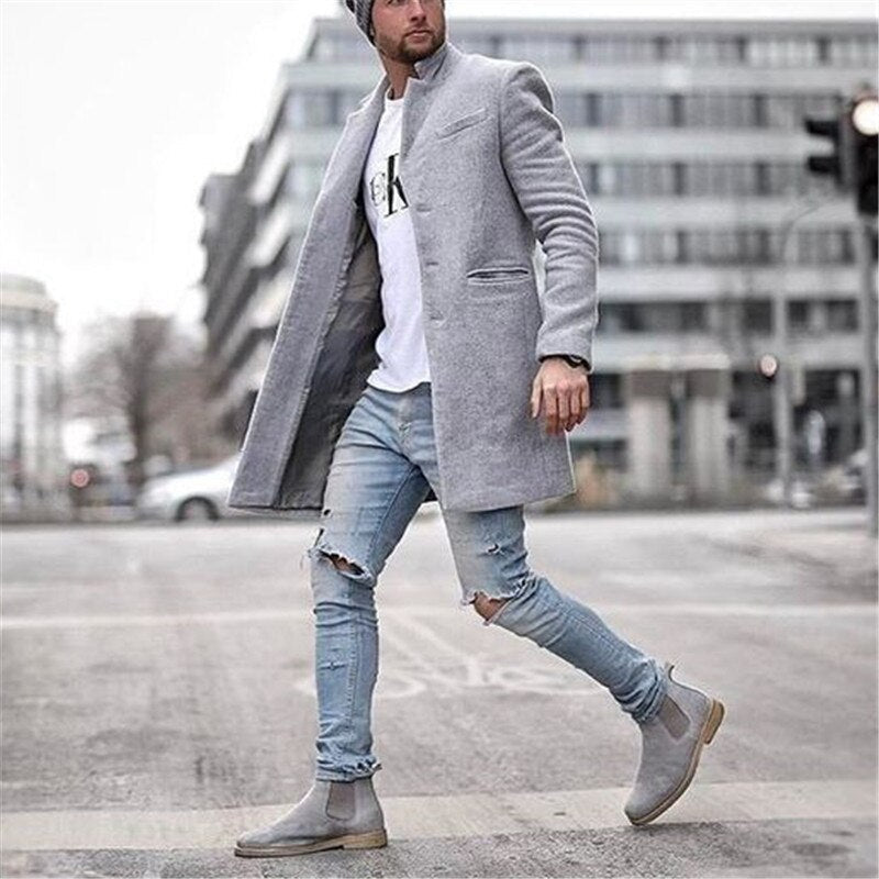 Isidore - Manteau long élégant en laine