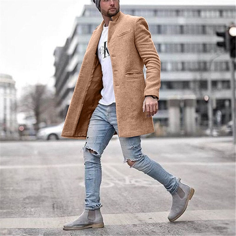 Isidore - Manteau long élégant en laine