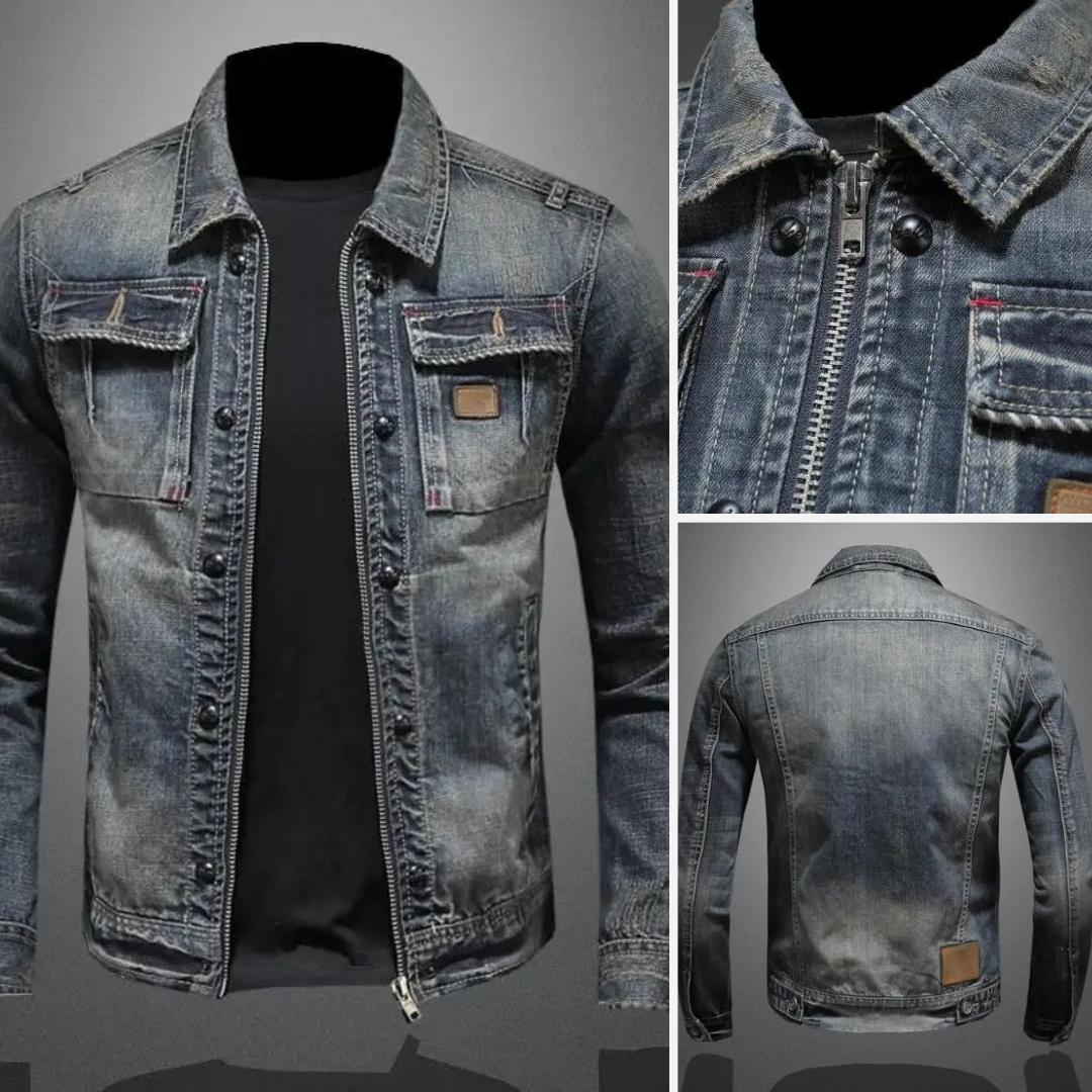 LORENZO | VESTE EN JEAN CLASSIQUE