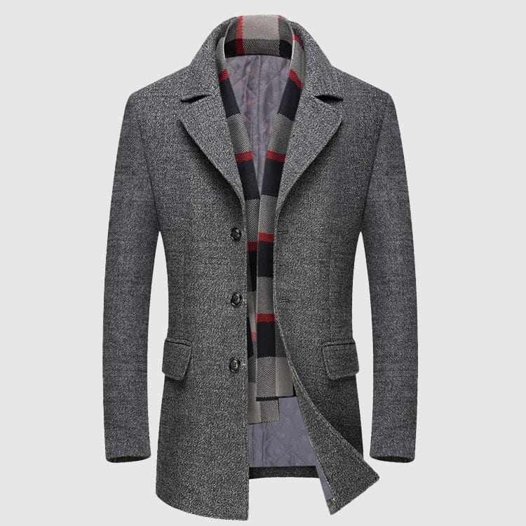 Clovis - Manteau en laine élégant et raffiné