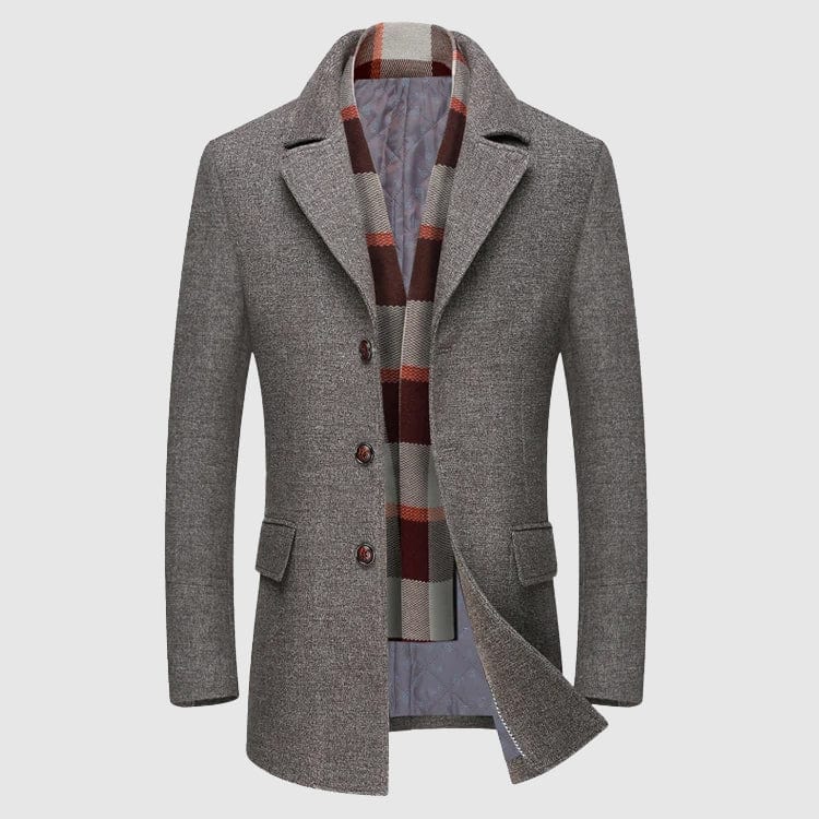 Clovis - Manteau en laine élégant et raffiné