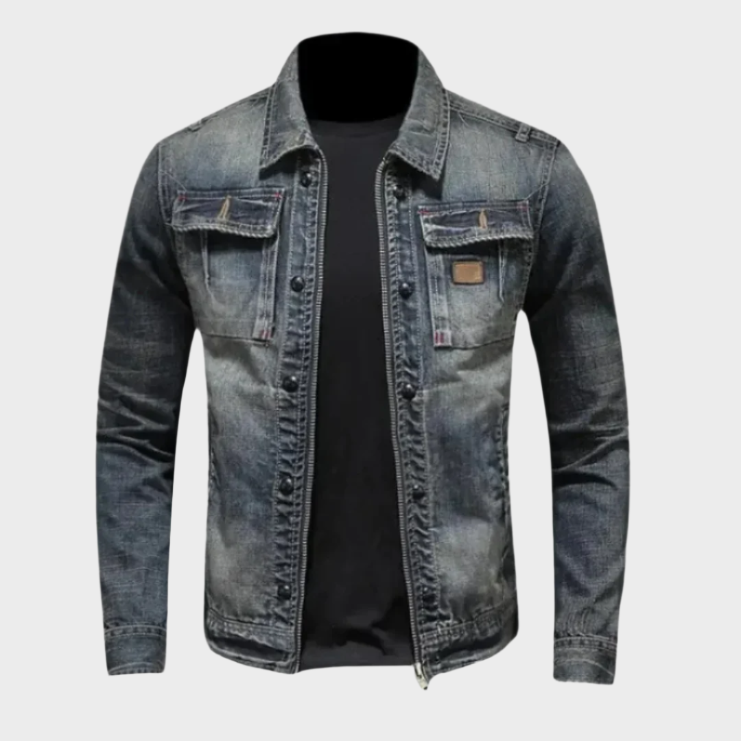 LORENZO | VESTE EN JEAN CLASSIQUE