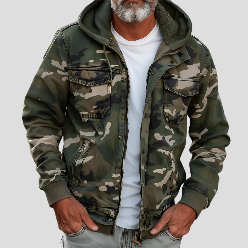 ROBERT | Veste cargo à capuche