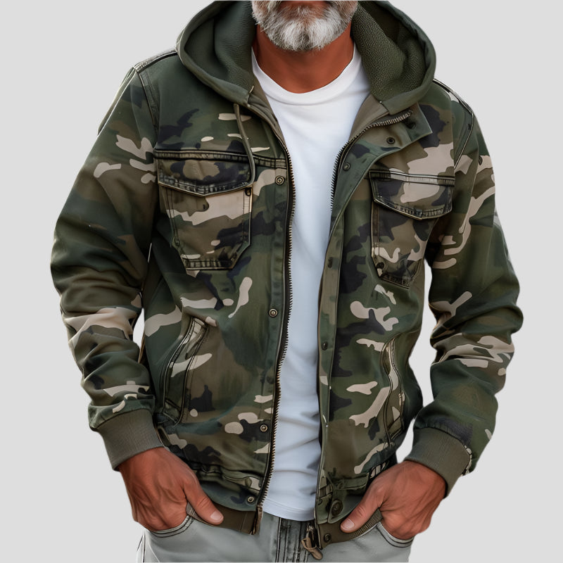 ROBERT | Veste cargo à capuche