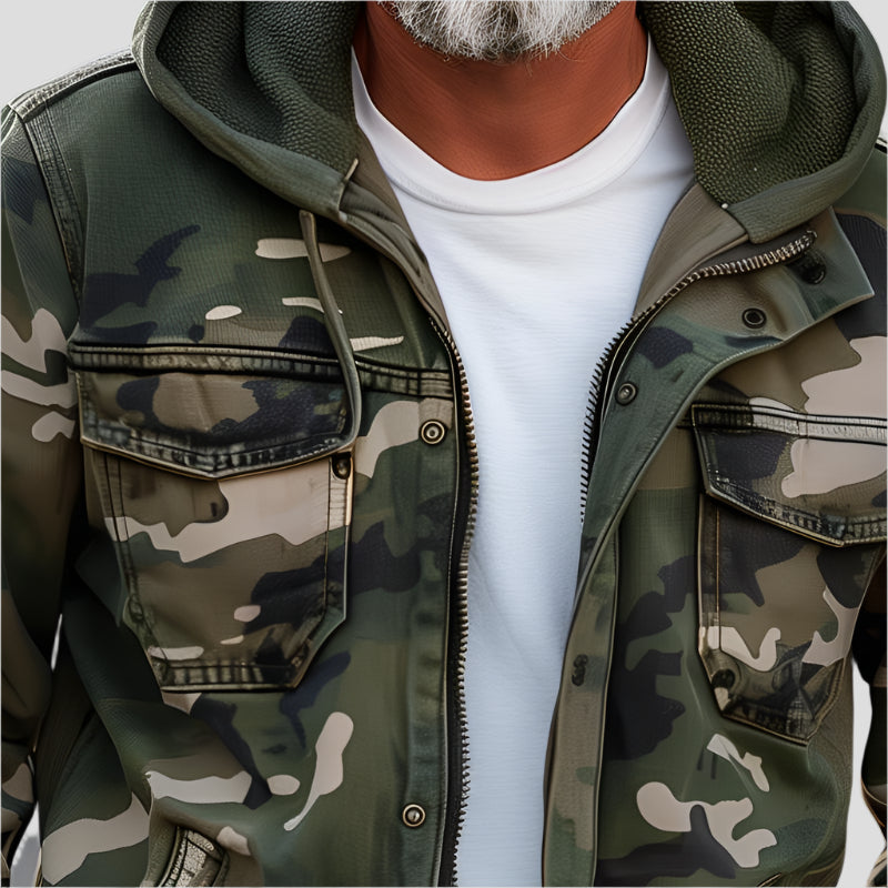 ROBERT | Veste cargo à capuche