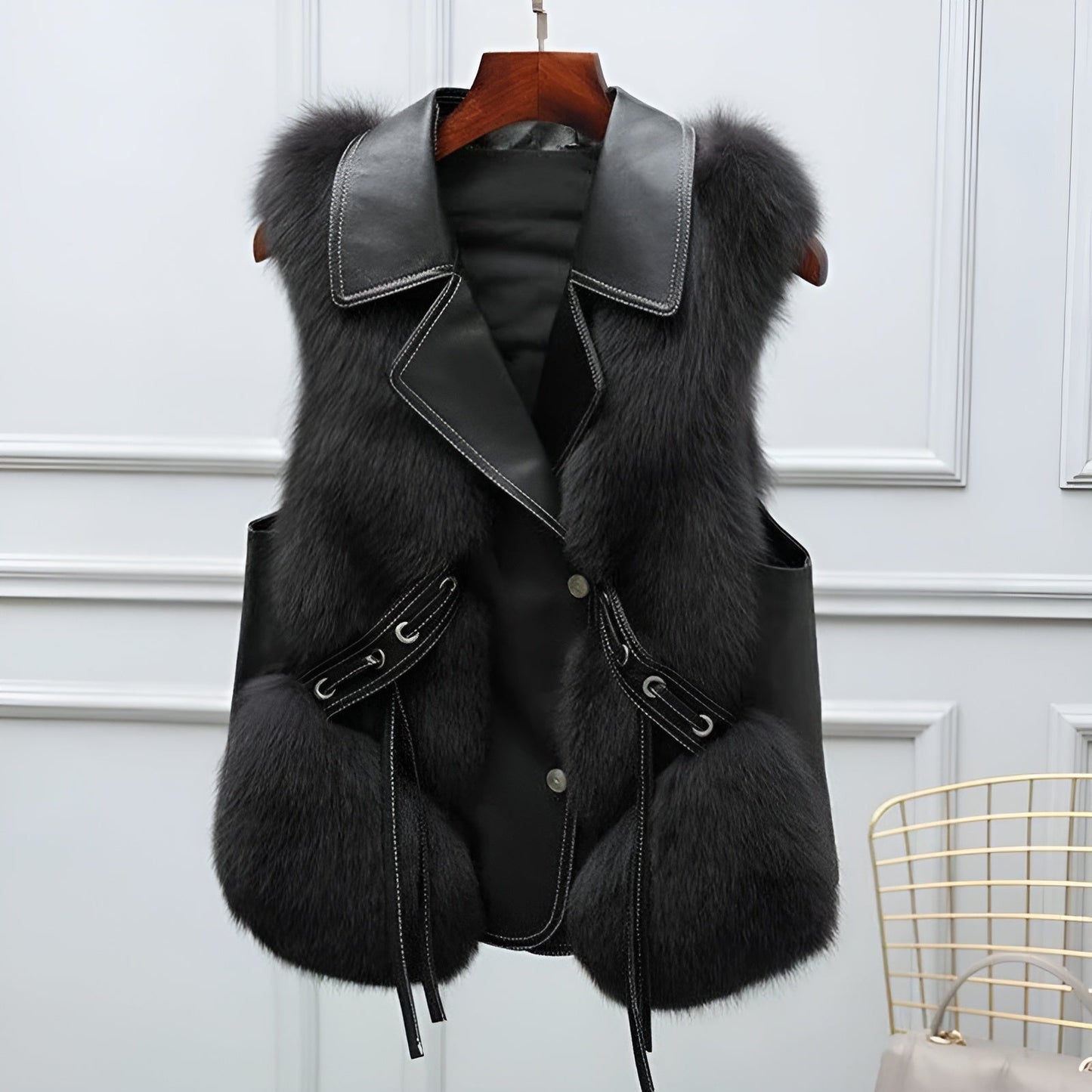 Mélisande - Manteau en fausse fourrure de luxe