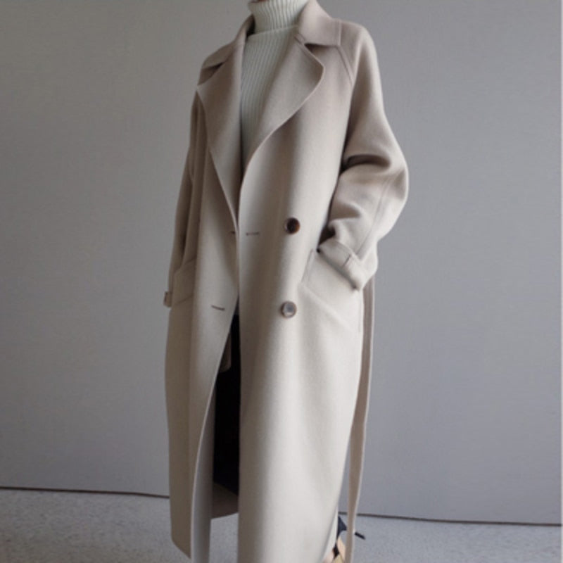 LYRA - TRENCH EN LAINE POUR FEMME