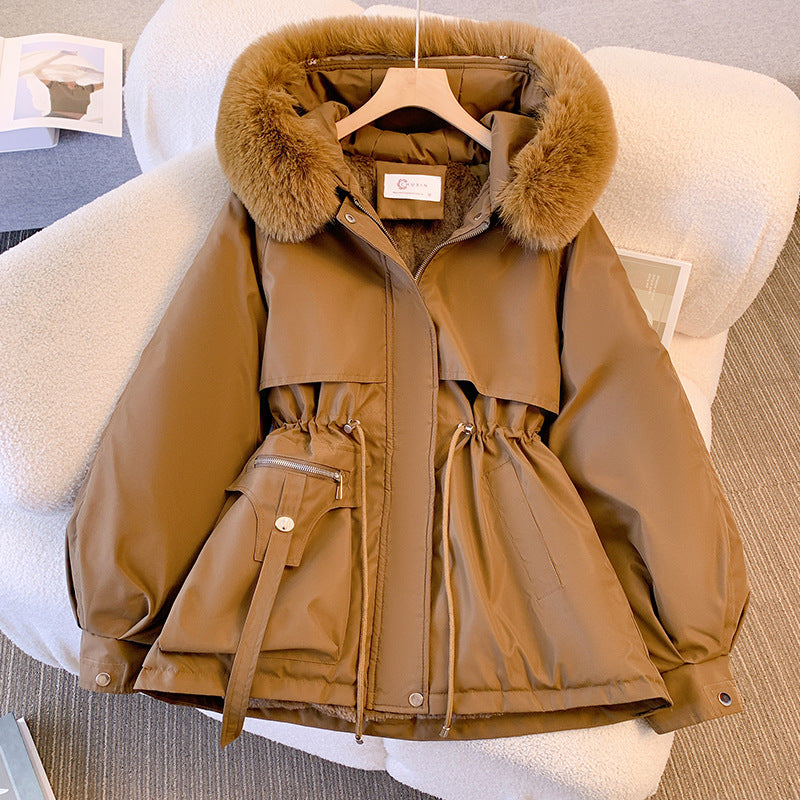Nelly - Manteau d'hiver élégant avec fourrure
