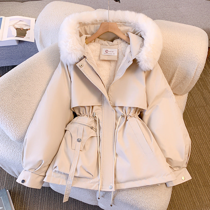 Nelly - Manteau d'hiver élégant avec fourrure