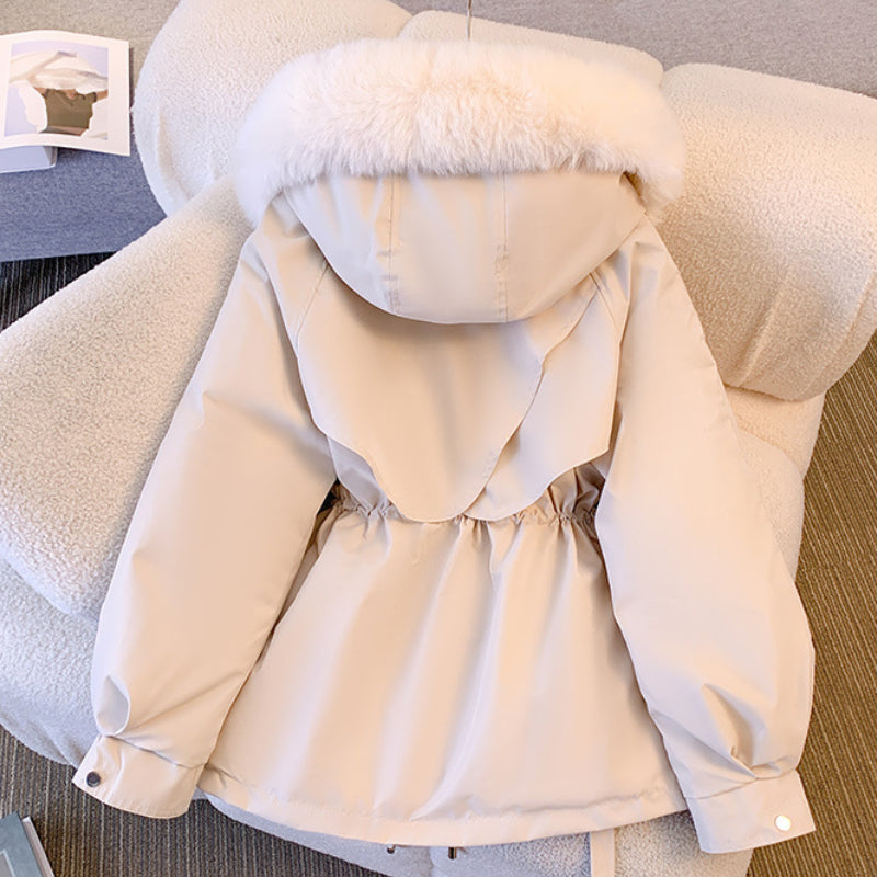 Nelly - Manteau d'hiver élégant avec fourrure