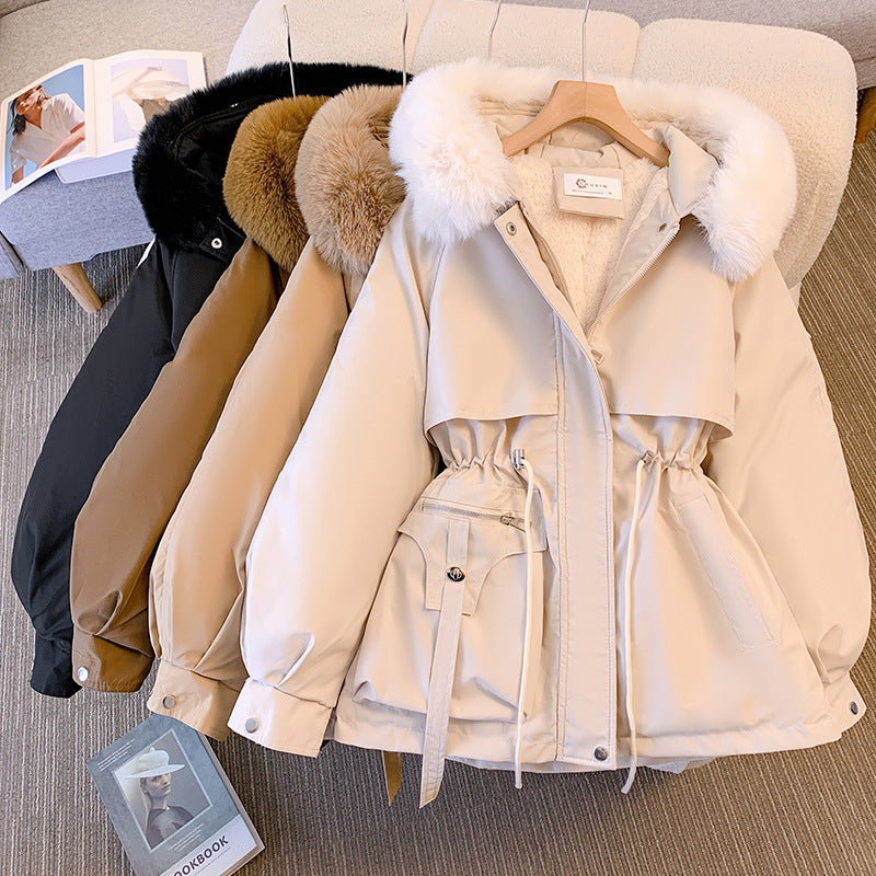 Nelly - Manteau d'hiver élégant avec fourrure