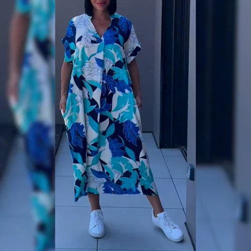 Elena™ – Robe Fleurie Élégante
