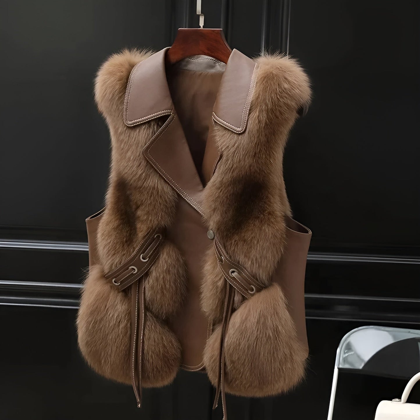 Mélisande - Manteau en fausse fourrure de luxe