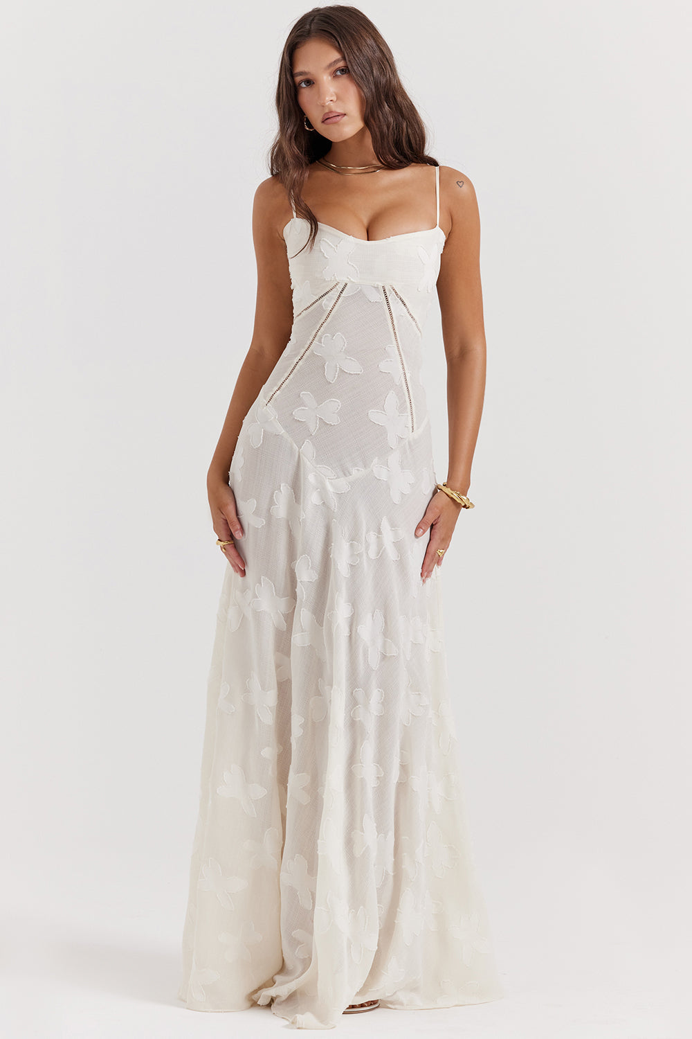 Paulette - Robe longue corset