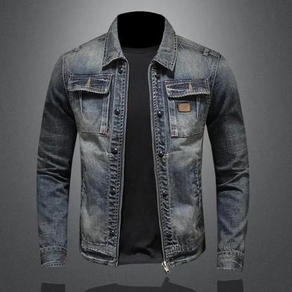 LORENZO | VESTE EN JEAN CLASSIQUE