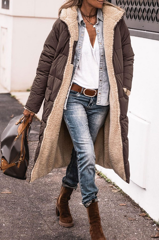 Héloïse - Manteau réversible élégant et confortable