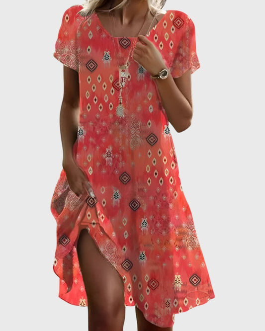 Juliette robe midi fluide