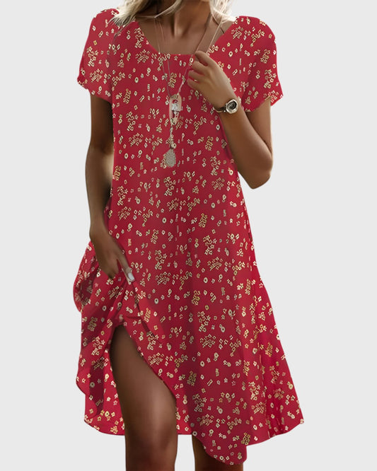 Juliette robe midi fluide