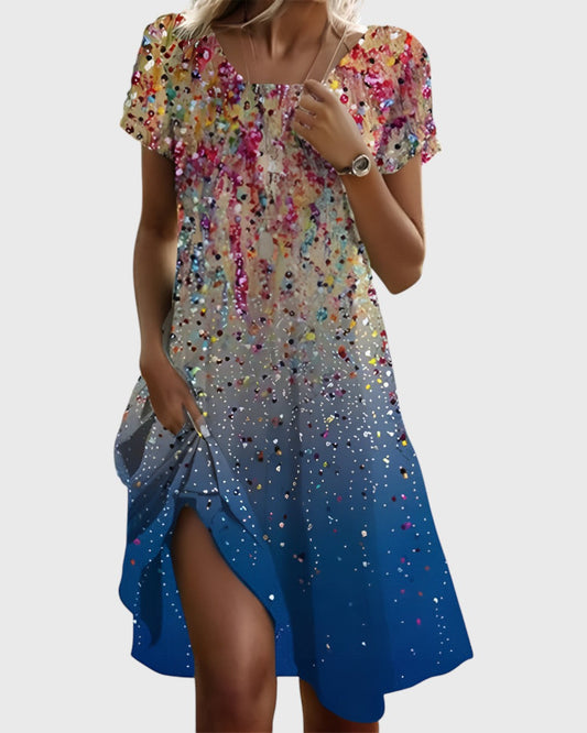 Juliette robe midi fluide