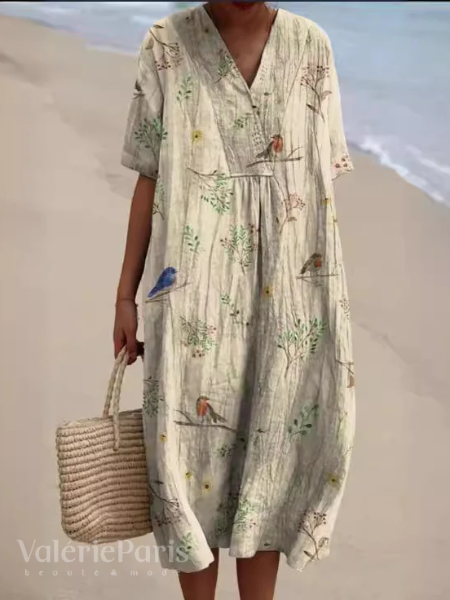 Anaïs robe d'été légère et élégante
