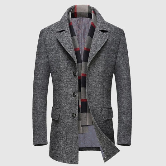Clovis - Manteau en laine élégant et raffiné