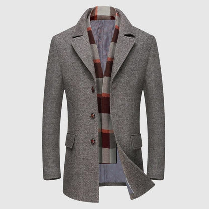 Clovis - Manteau en laine élégant et raffiné