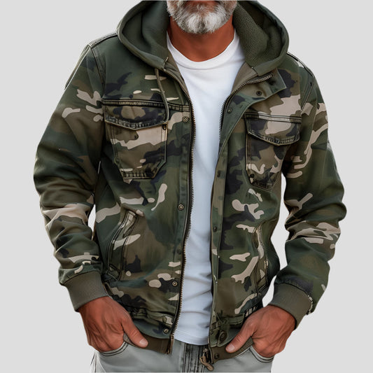 ROBERT | Veste cargo à capuche