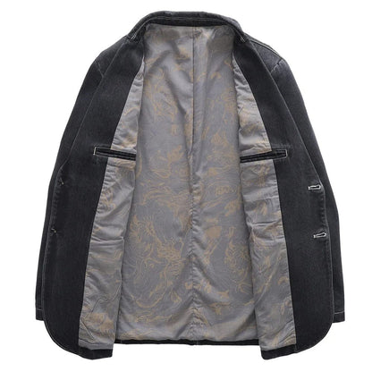 Alban - Veste en denim urbain avec une touche vintage