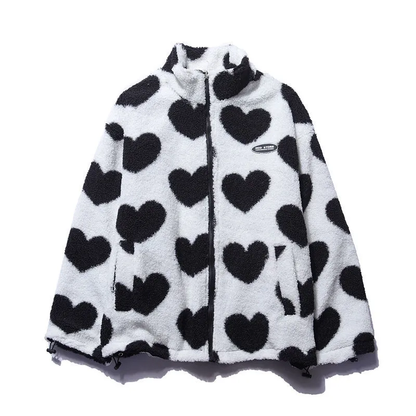 BacioDeluxe | Manteau Réversible à Forme de Cœur - Collection Unique