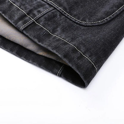 Alban - Veste en denim urbain avec une touche vintage