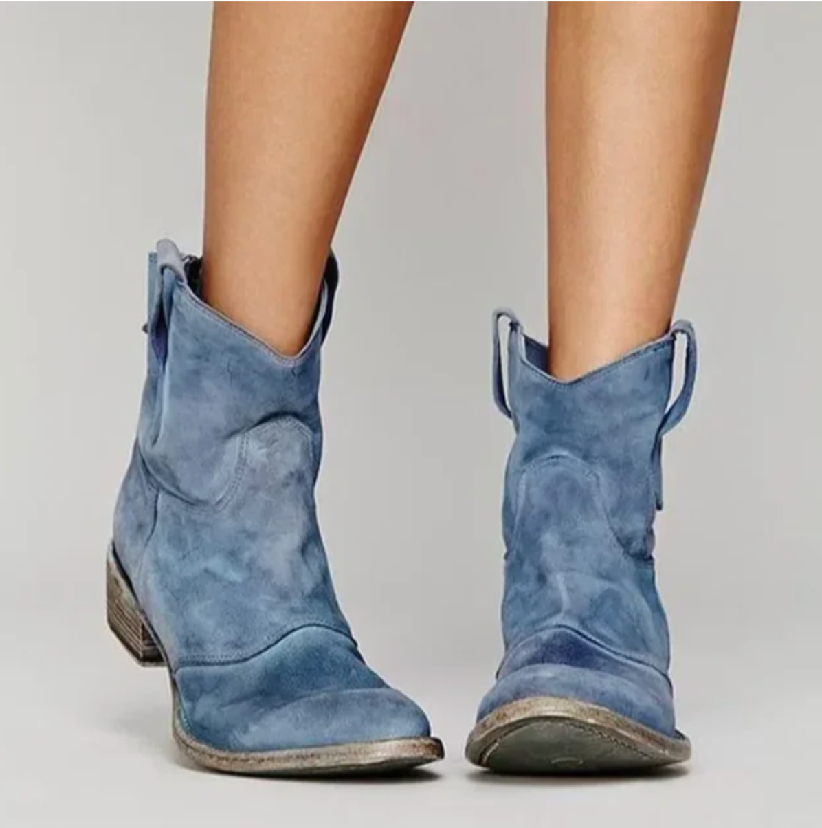 Roselle | Bottes western en daim