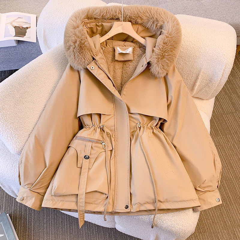 Nelly - Manteau d'hiver élégant avec fourrure