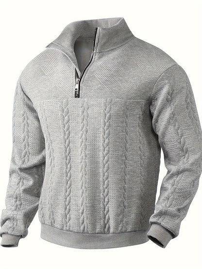 Rafael - Pull vintage zippé pour homme