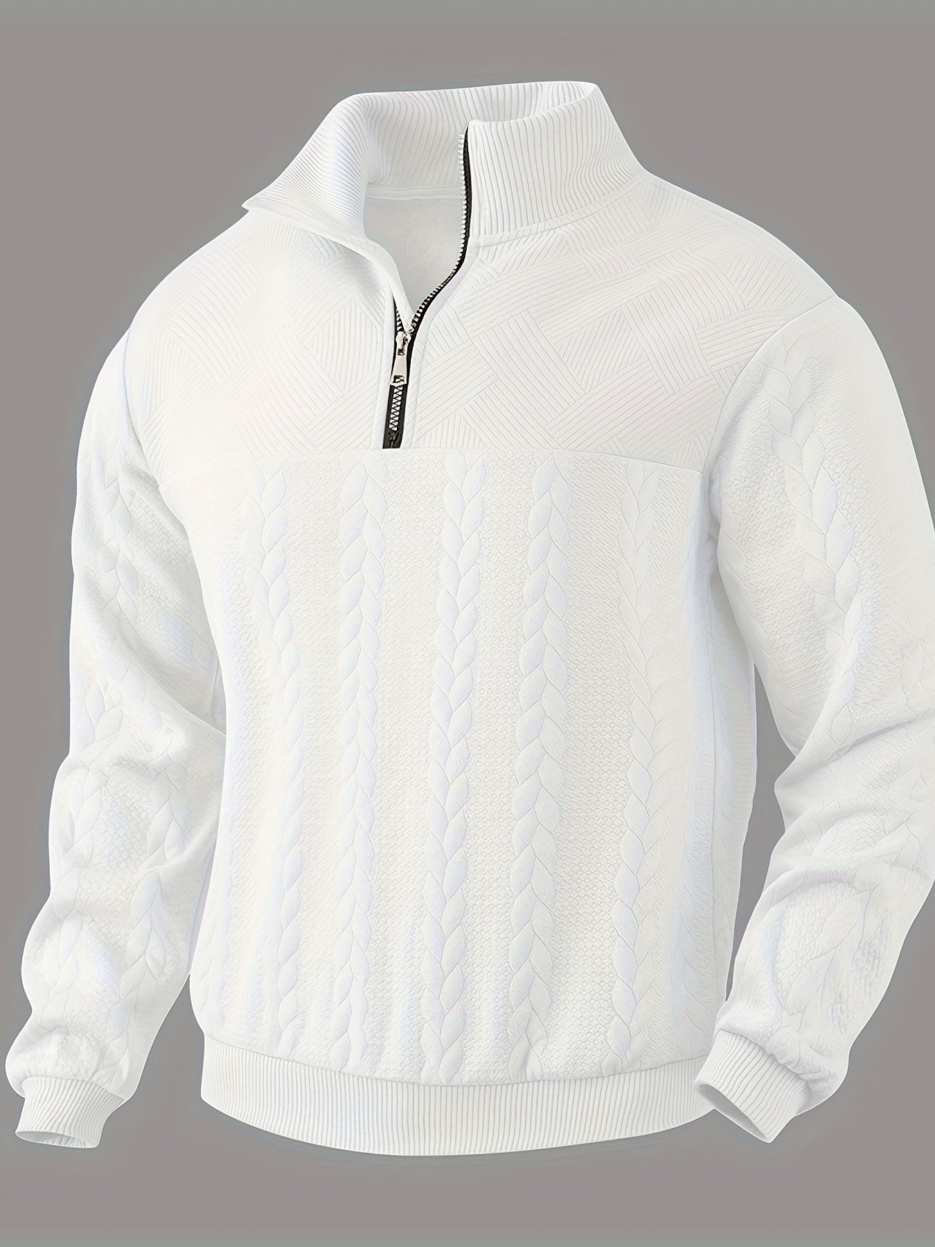 Rafael - Pull vintage zippé pour homme