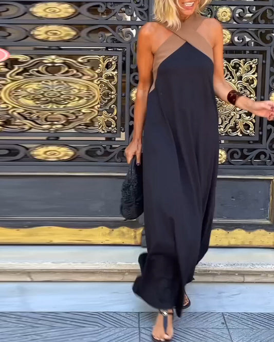 SIENNA | Robe Élégante avec Dos Nu et Col Croisé à la Mode