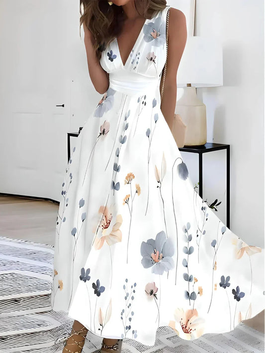 Léna robe pétale chic à imprimé floral