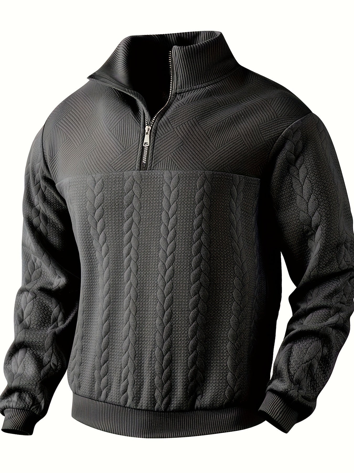 Rafael - Pull vintage zippé pour homme
