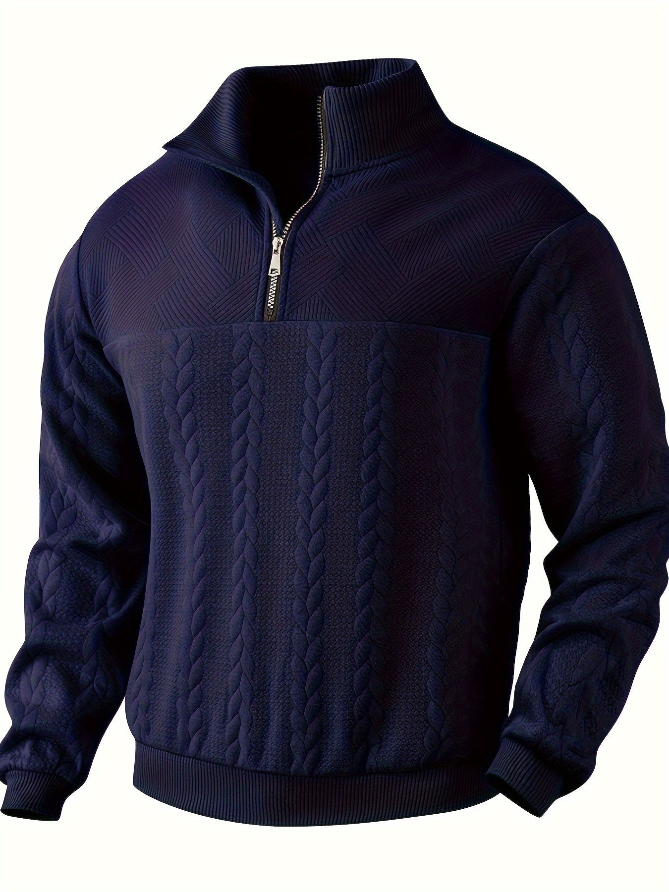 Rafael - Pull vintage zippé pour homme