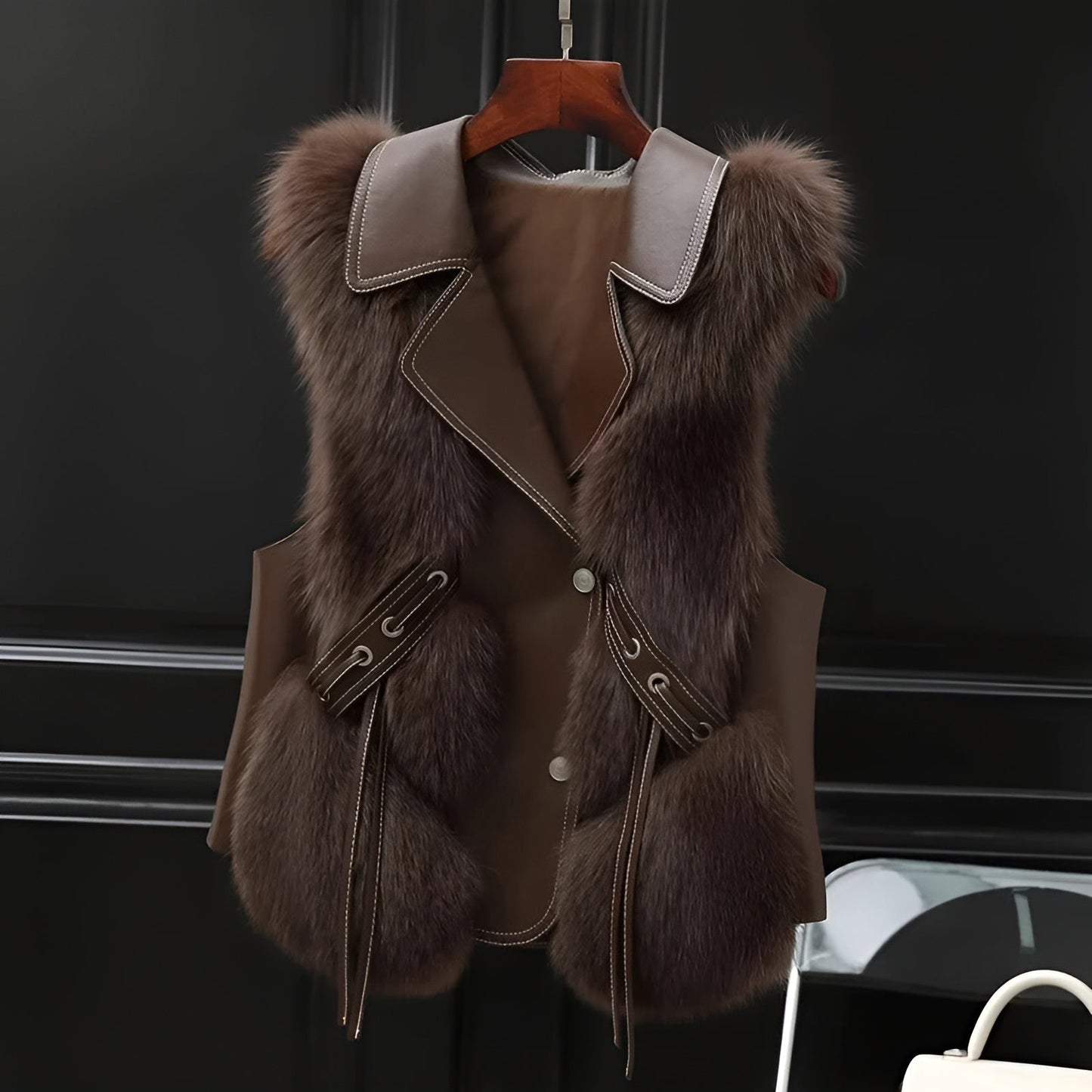 Mélisande - Manteau en fausse fourrure de luxe