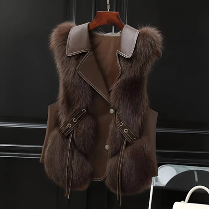 Mélisande - Manteau en fausse fourrure de luxe