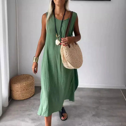 Fabienne | Robe Décontractée d’Été avec Détail Poche