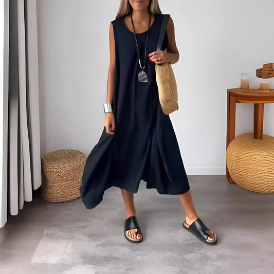 Fabienne | Robe Décontractée d’Été avec Détail Poche