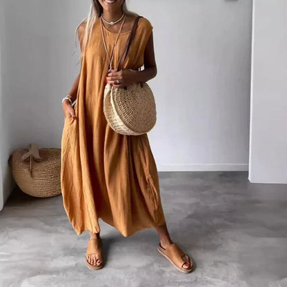 Fabienne | Robe Décontractée d’Été avec Détail Poche