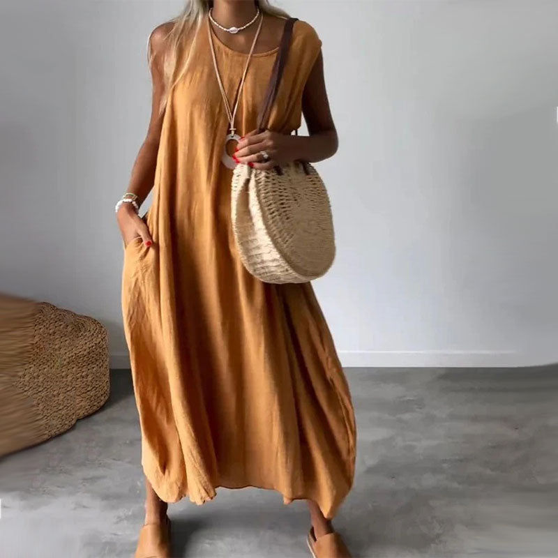 Fabienne | Robe Décontractée d’Été avec Détail Poche