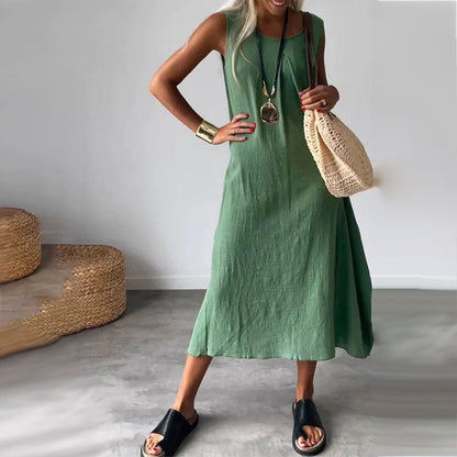 Fabienne | Robe Décontractée d’Été avec Détail Poche