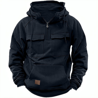 Xavier - Hoodie d'hiver confortable avec fermeture éclair